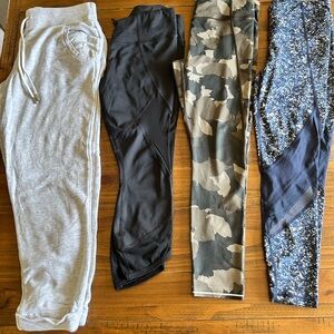 Athleta Leggings & Pants Bundle (4 Pairs, Size S)
